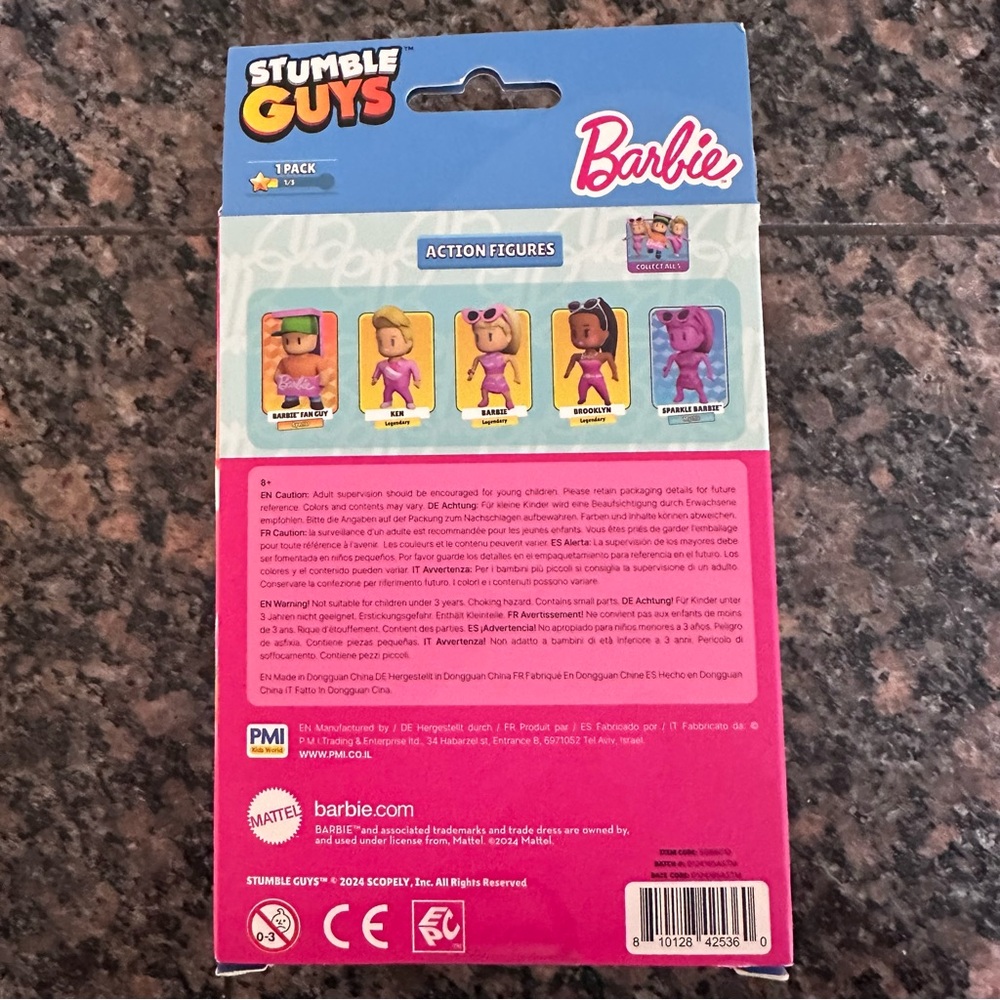 Stumble Guys Barbie Limited Edition Toy Girl NWT - Picture 4 of 6